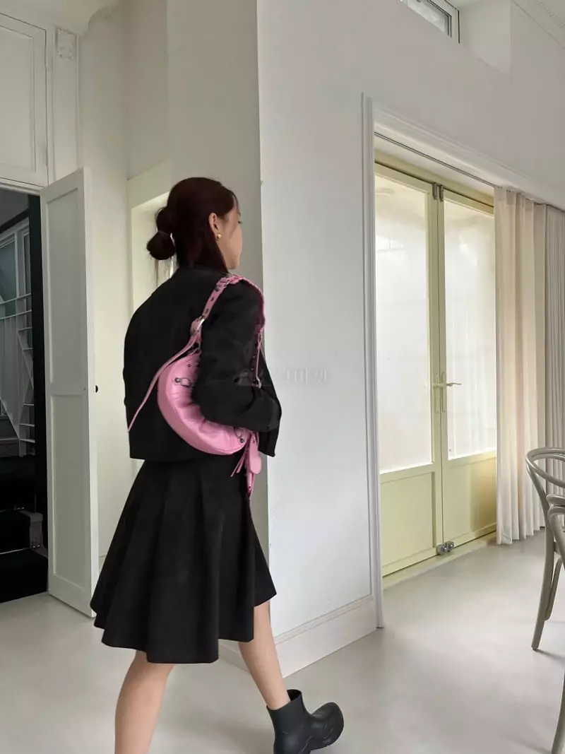 Egg Is - Korean Women Fashion - #momslook - Moar Suede Skirt - 6