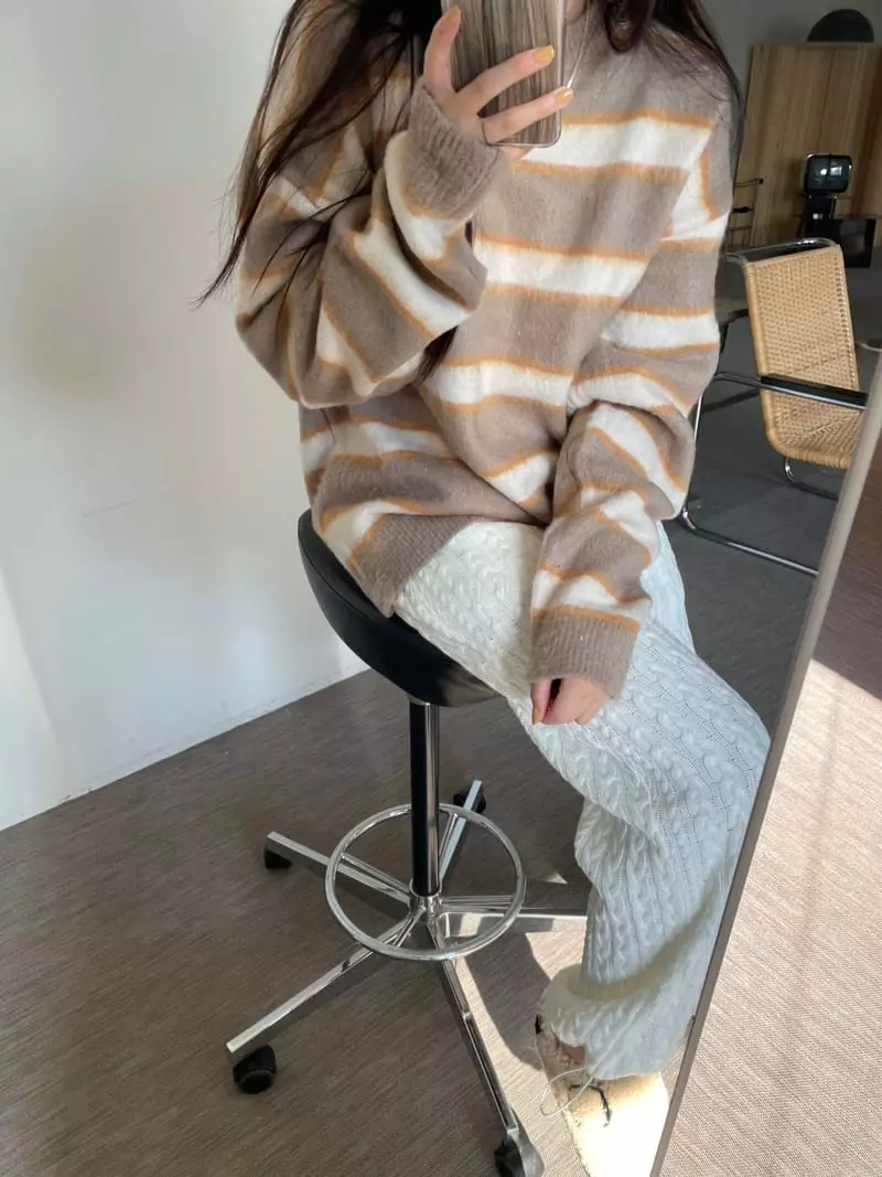 Egg Is - Korean Women Fashion - #momslook - Recode Knit Tee - 9