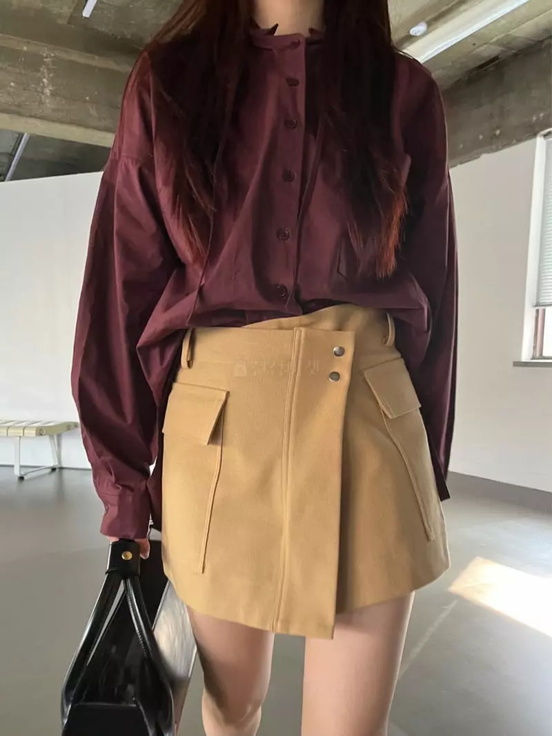 Egg Is - Korean Women Fashion - #restrostyle - Classic Skirt - 2