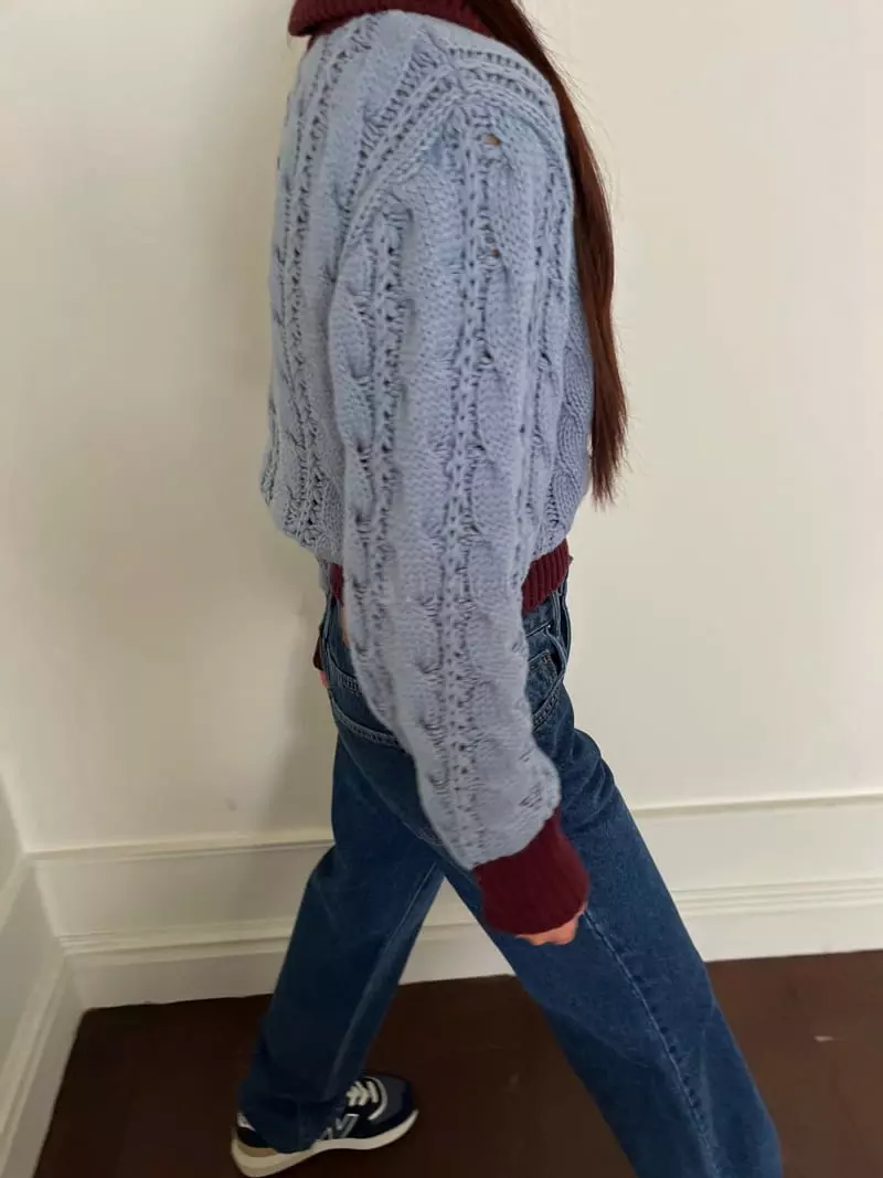 Egg Is - Korean Women Fashion - #shopsmall - Fraha Knit Tee - 10