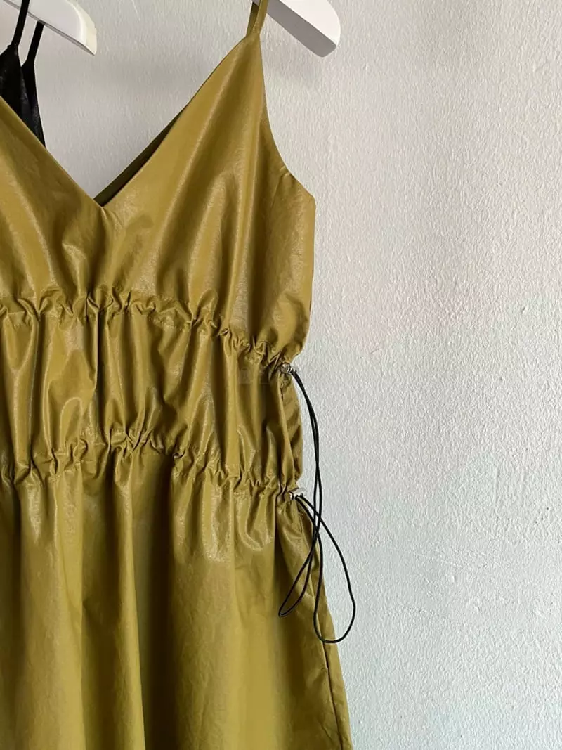 Egg Is - Korean Women Fashion - #shopsmall - Coating One-piece - 2