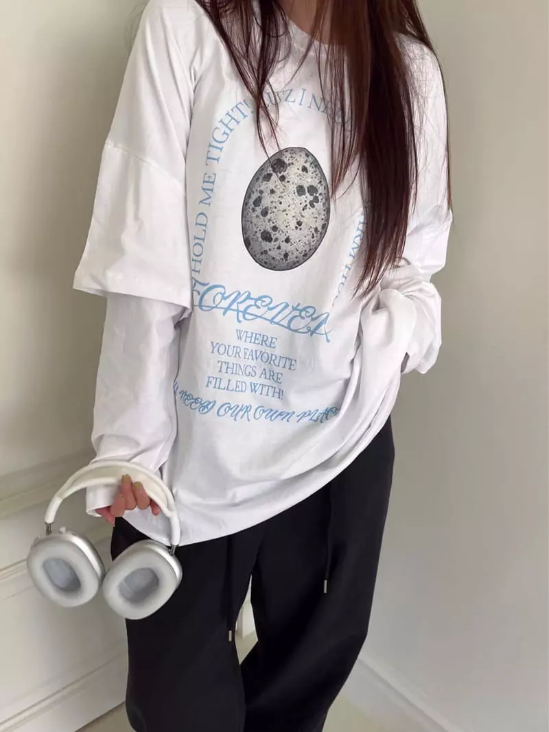 Egg Is - Korean Women Fashion - #thelittlethings - Try Tee - 2