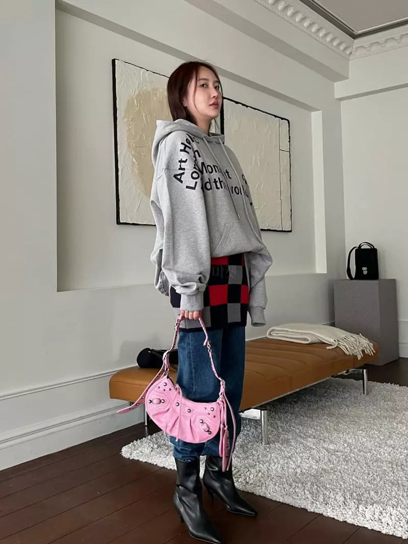 Egg Is - Korean Women Fashion - #vintageinspired - Holic Hoody - 7
