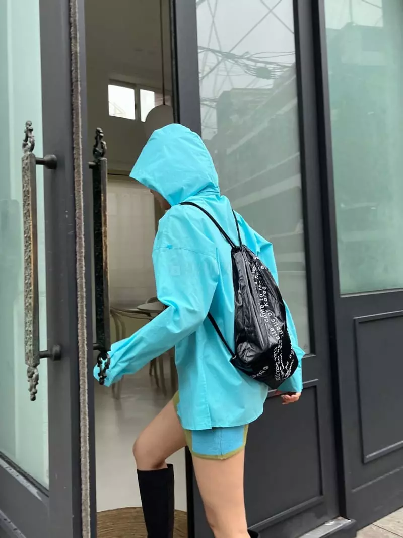 Egg Is - Korean Women Fashion - #vintageinspired - Hemp Hoody Shirt - 6