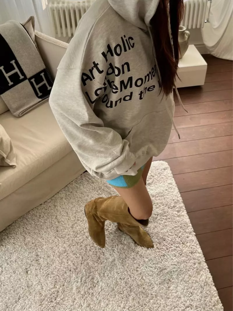 Egg Is - Korean Women Fashion - #womensfashion - Holic Hoody - 2