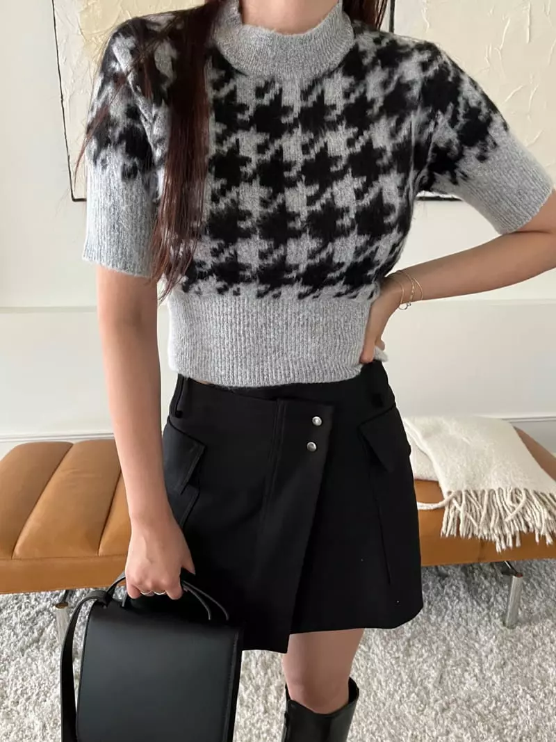 Egg Is - Korean Women Fashion - #womensfashion - Bennis Knit Tee - 7