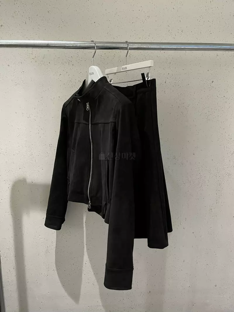 Egg Is - Korean Women Fashion - #womensfashion - Moar Suede Jacket - 12