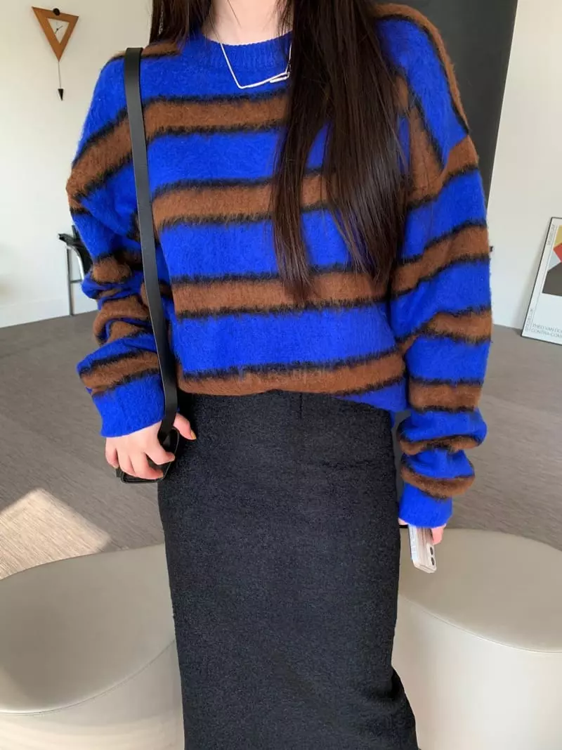 Egg Is - Korean Women Fashion - #womensfashion - Recode Knit Tee - 8