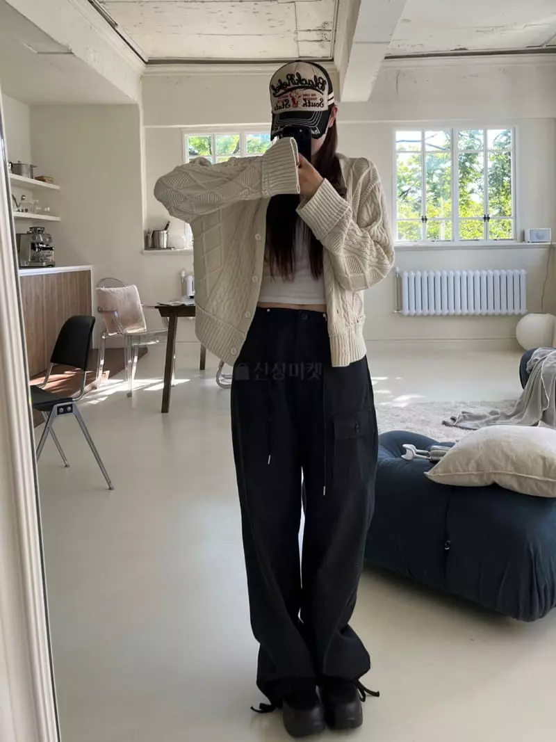 Egg Is - Korean Women Fashion - #womensfashion - Rise Pants - 5