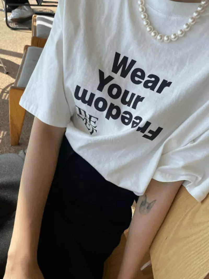Enten - Korean Women Fashion - #momslook - Wear Tee - 2