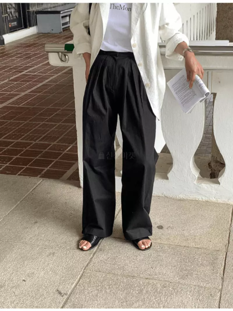 Enten - Korean Women Fashion - #momslook - Baguette Pants - 5
