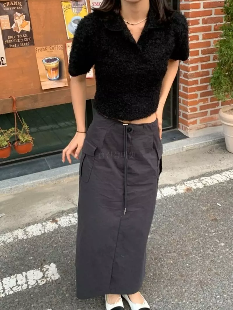 Enten - Korean Women Fashion - #momslook - Cargo Skirt - 5