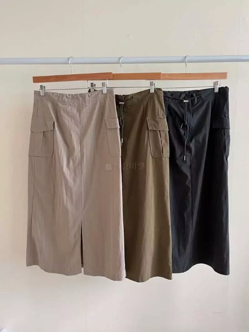 Enten - Korean Women Fashion - #momslook - Cargo Skirt - 9
