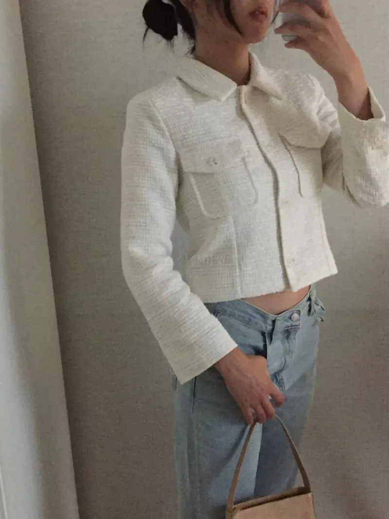 Enten - Korean Women Fashion - #momslook - Cock Twid Jacket - 5
