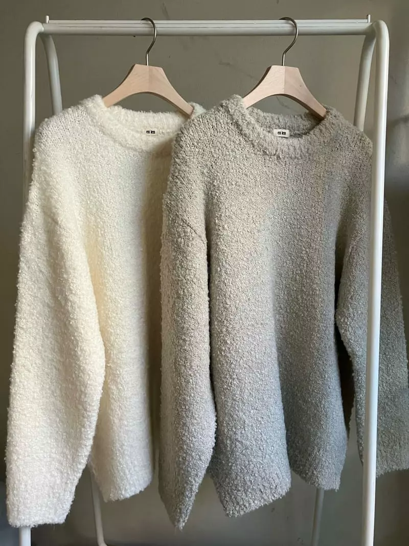 Enten - Korean Women Fashion - #pursuepretty - Bookle Knit Tee - 6