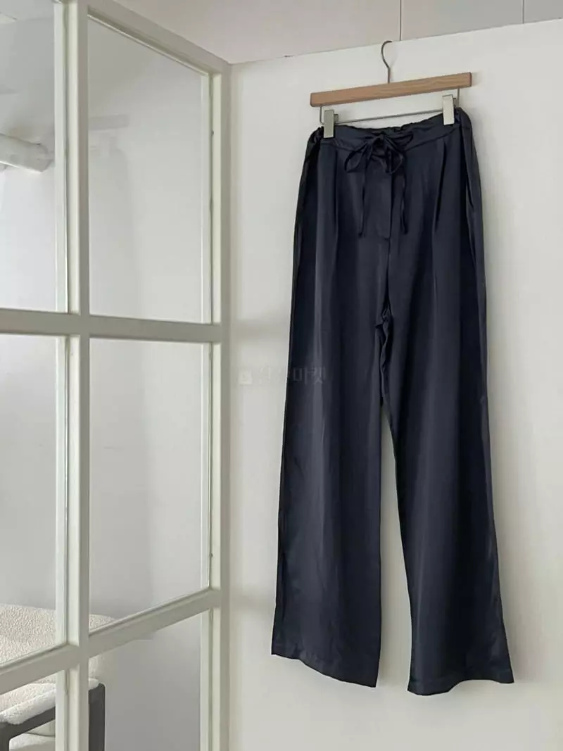 Enten - Korean Women Fashion - #pursuepretty - Shatin Pants - 5