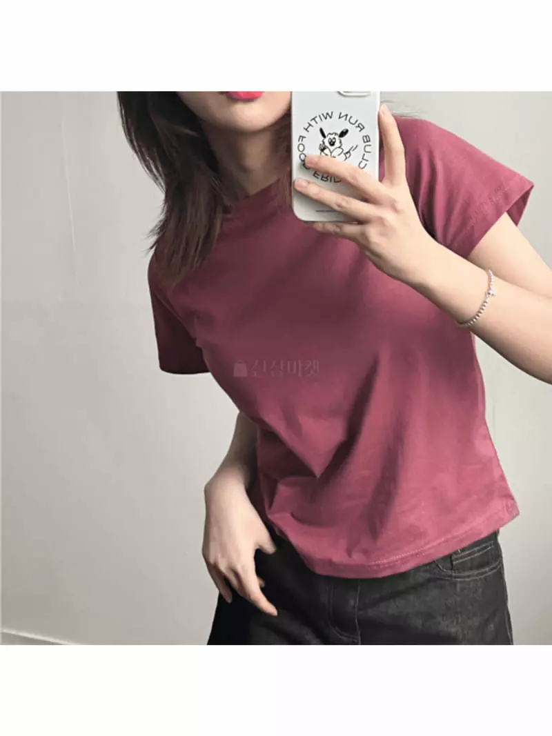 Enten - Korean Women Fashion - #romanticstyle - Silket Tee - 2