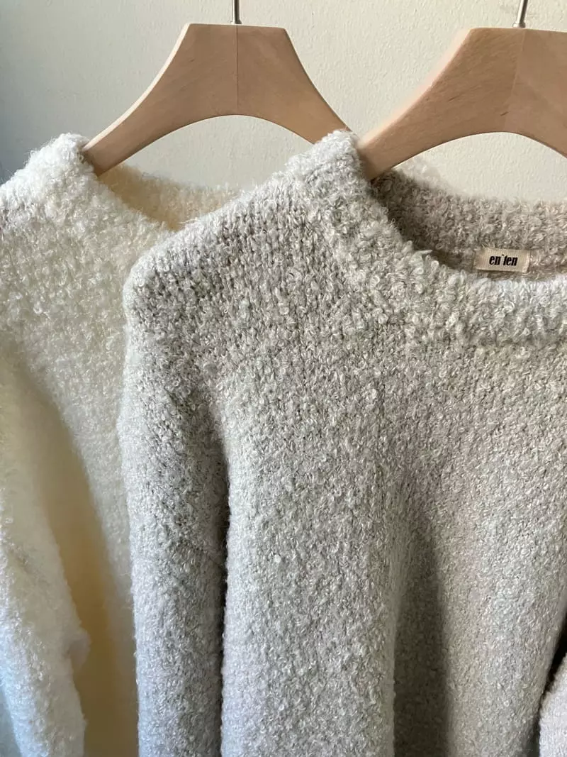 Enten - Korean Women Fashion - #shopsmall - Bookle Knit Tee - 9