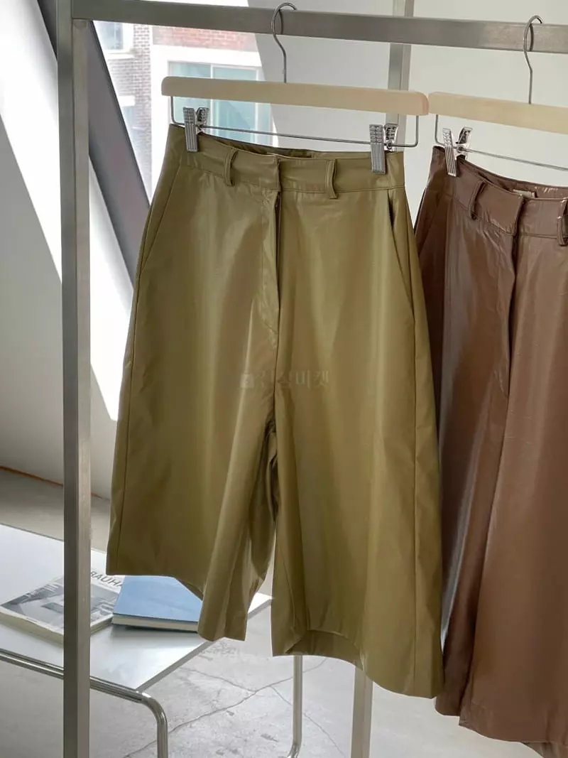 Enten - Korean Women Fashion - #shopsmall - Leather Pants - 5