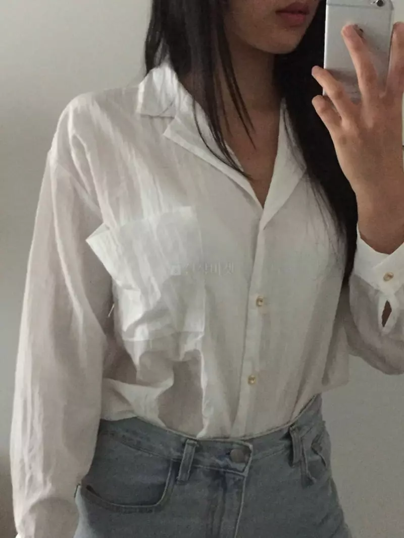 Enten - Korean Women Fashion - #shopsmall - Bling Shirt - 3