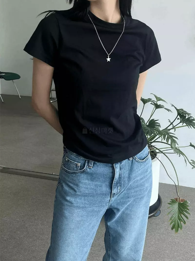 Enten - Korean Women Fashion - #shopsmall - Silket Tee - 4