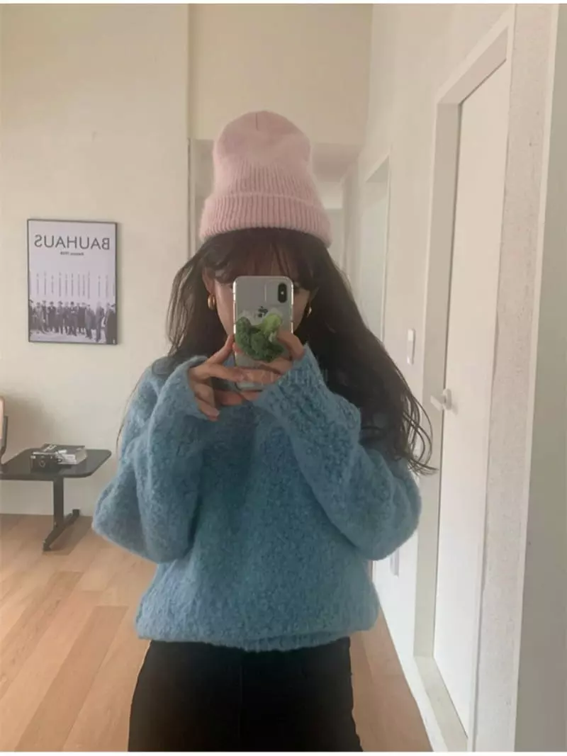 Enten - Korean Women Fashion - #thelittlethings - Angora Beanie - 3