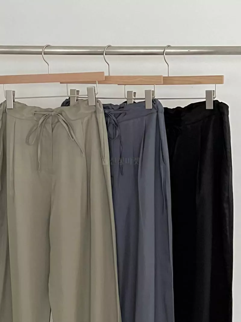 Enten - Korean Women Fashion - #vintageinspired - Shatin Pants - 3