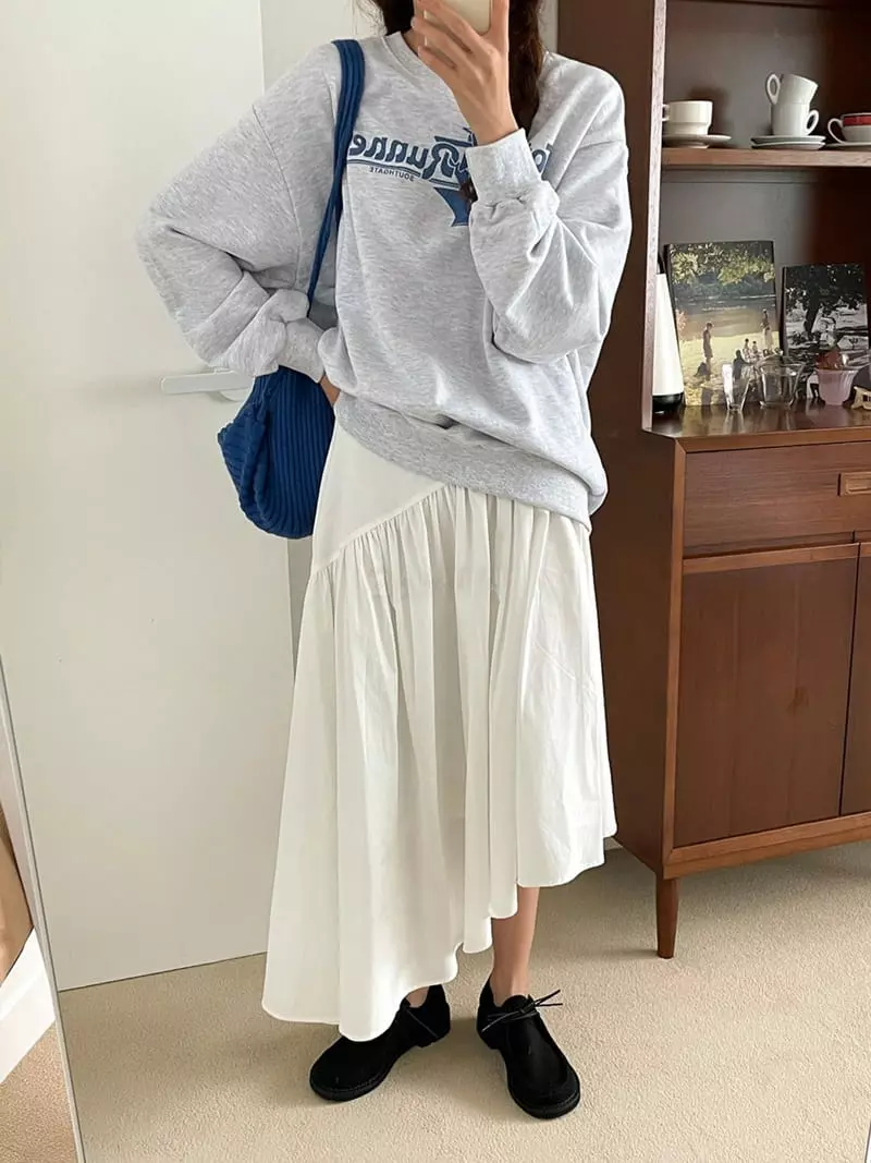 Enten - Korean Women Fashion - #vintageinspired - Learning Sweatshirt - 3