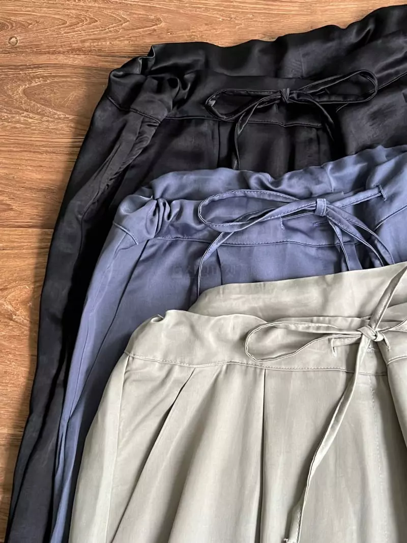 Enten - Korean Women Fashion - #vintageinspired - Shatin Pants - 4