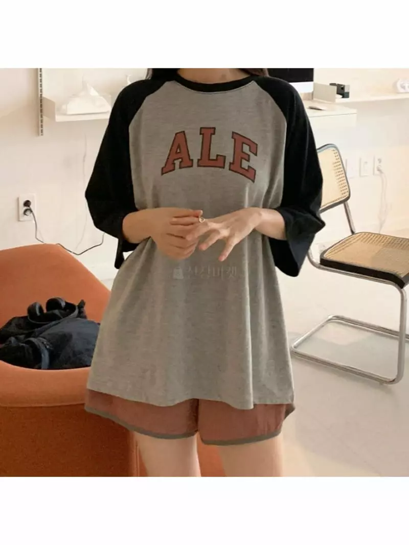 Enten - Korean Women Fashion - #momslook - Yale Tee - 4