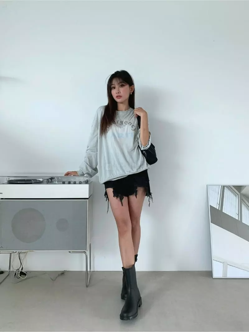 Enten - Korean Women Fashion - #womensfashion - Earth Sweatshirt - 9
