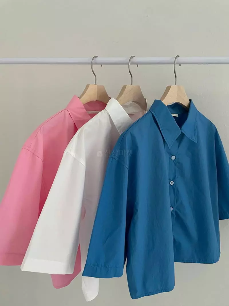 Enten - Korean Women Fashion - #womensfashion - Pale Shirt - 12