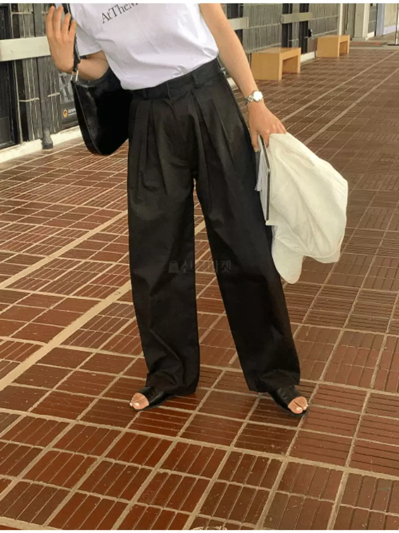 Enten - Korean Women Fashion - #momslook - Baguette Pants - 4