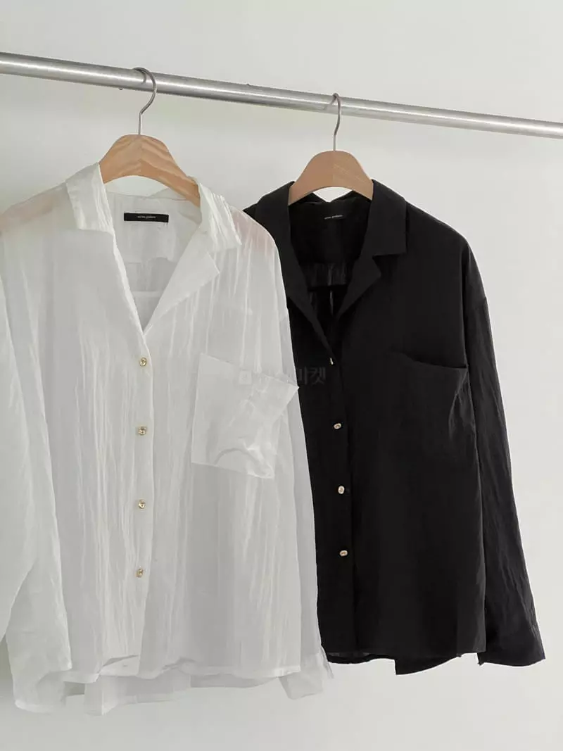 Enten - Korean Women Fashion - #womensfashion - Bling Shirt - 7