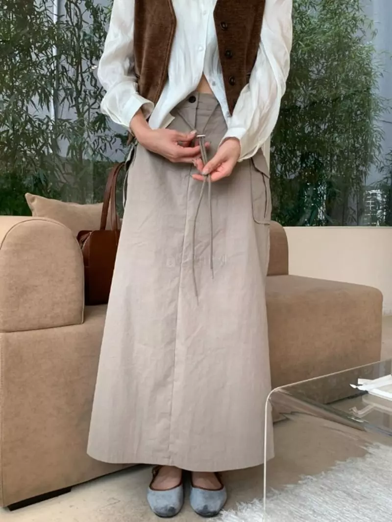 Enten - Korean Women Fashion - #momslook - Cargo Skirt - 4