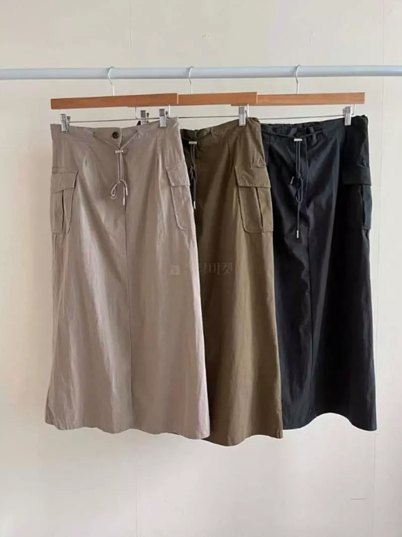 Enten - Korean Women Fashion - #womensfashion - Cargo Skirt - 8