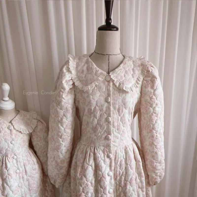 Eugenie Candies - Korean Children Fashion - #designkidswear - Joen Quilting One-piece - 2