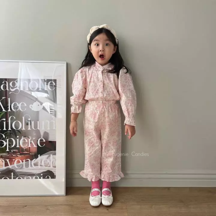 Eugenie Candies - Korean Children Fashion - #kidsshorts - Beatriche Top Bottom Set