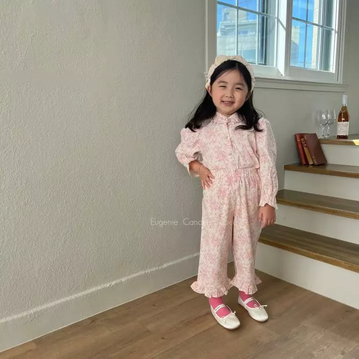 Eugenie Candies - Korean Children Fashion - #kidsstore - Beatriche Top Bottom Set - 2