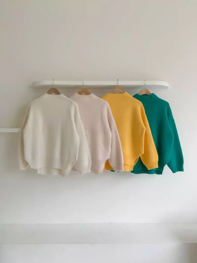Fabric Seoul - Korean Women Fashion - #momslook - Angora Merry Knit Tee - 11