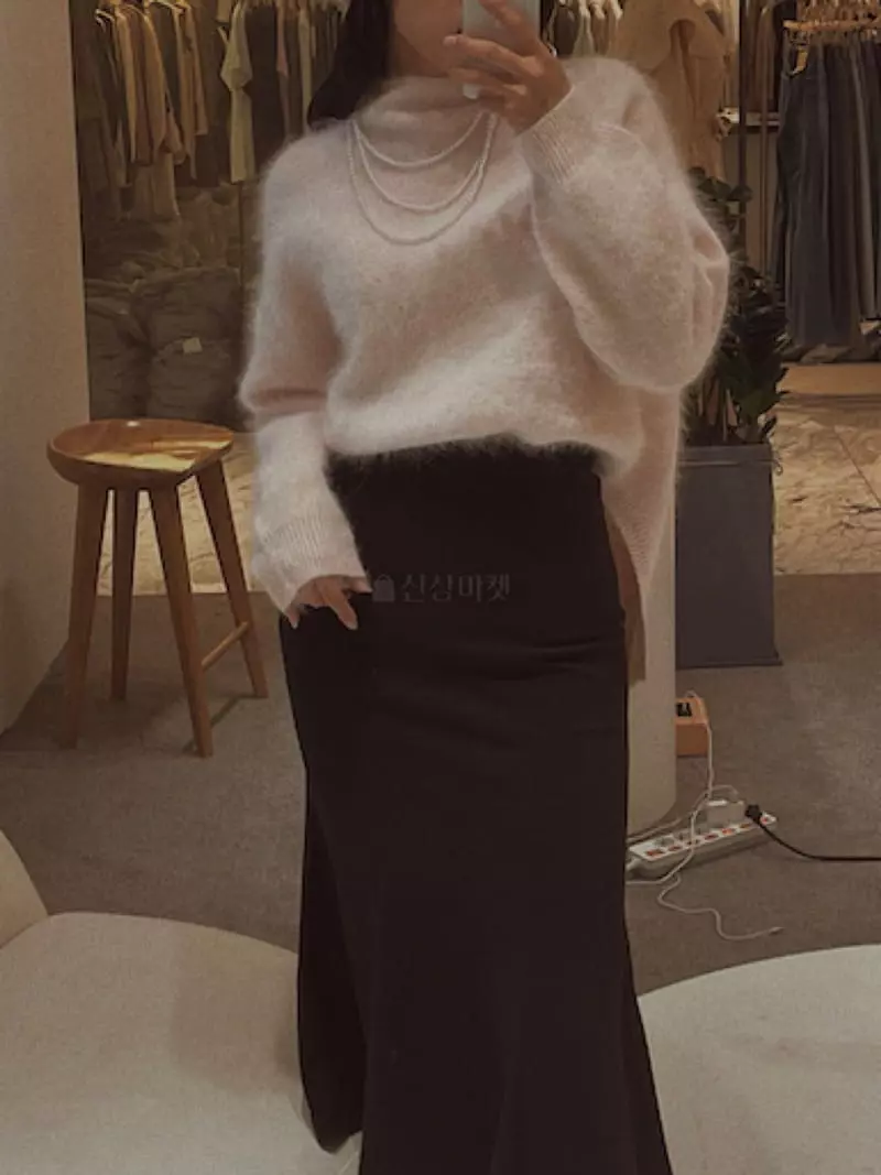 Fabric Seoul - Korean Women Fashion - #momslook - Angora Merry Knit Tee - 9
