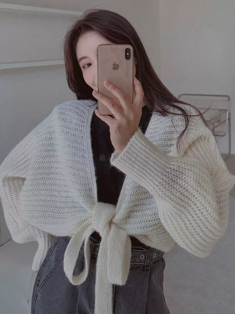 Fabric Seoul - Korean Women Fashion - #momslook - Bolero Wrap Cardigan - 10