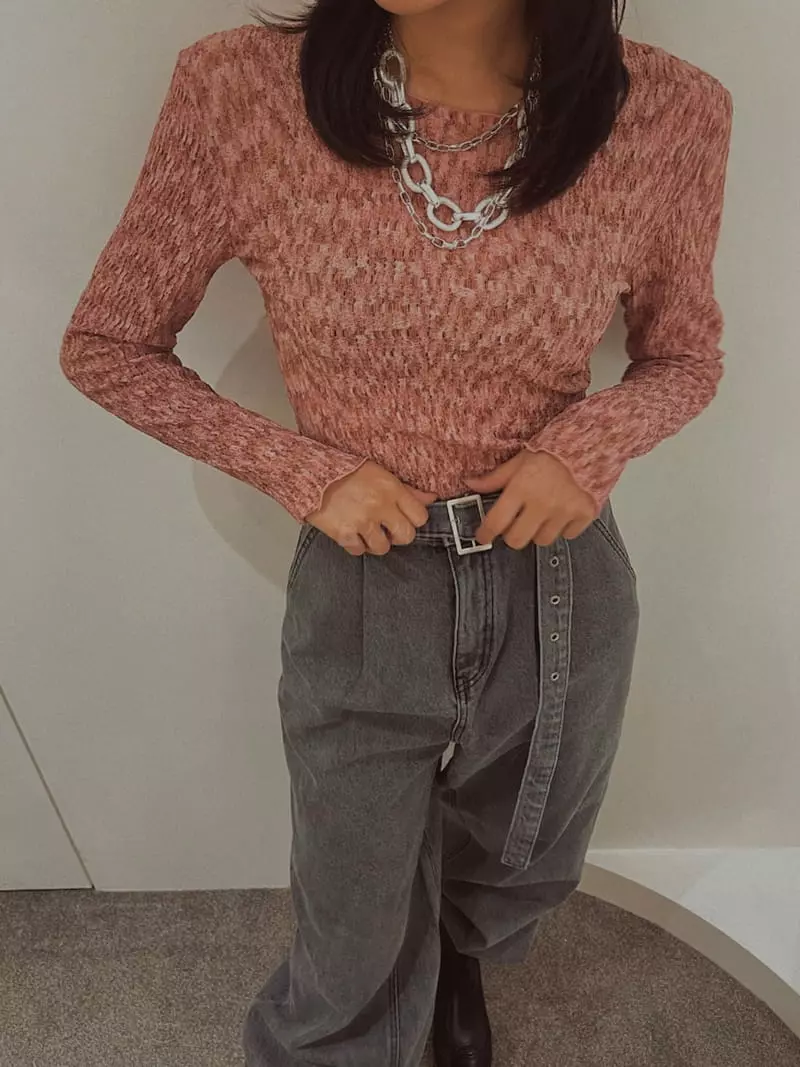 Fabric Seoul - Korean Women Fashion - #momslook - Bocashi Pad Tee - 7