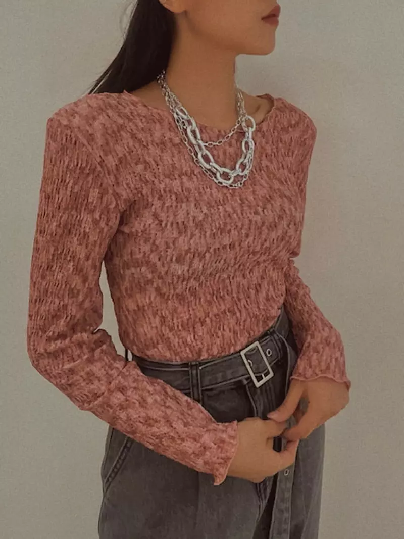 Fabric Seoul - Korean Women Fashion - #momslook - Bocashi Pad Tee - 9