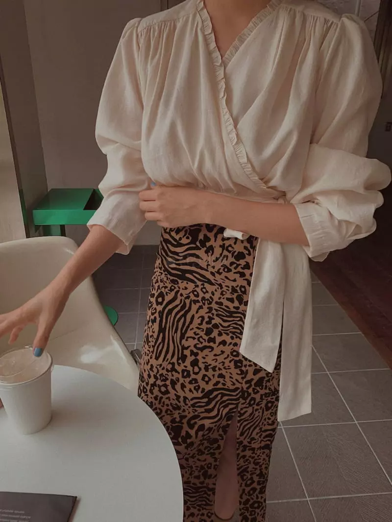 Fabric Seoul - Korean Women Fashion - #momslook - Wrap Muse Blouse - 7