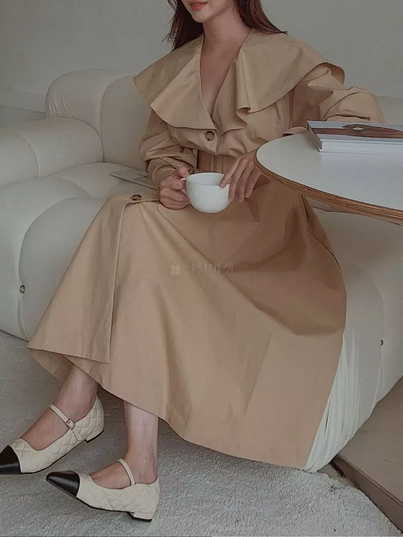 Fabric Seoul - Korean Women Fashion - #momslook - Cape Trench Coat - 9