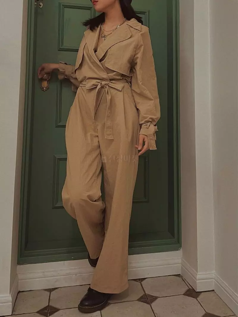 Fabric Seoul - Korean Women Fashion - #momslook - Jojo Cape Jumpsuit - 11