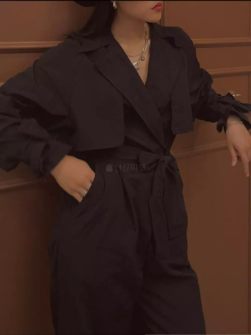 Fabric Seoul - Korean Women Fashion - #momslook - Jojo Cape Jumpsuit - 9