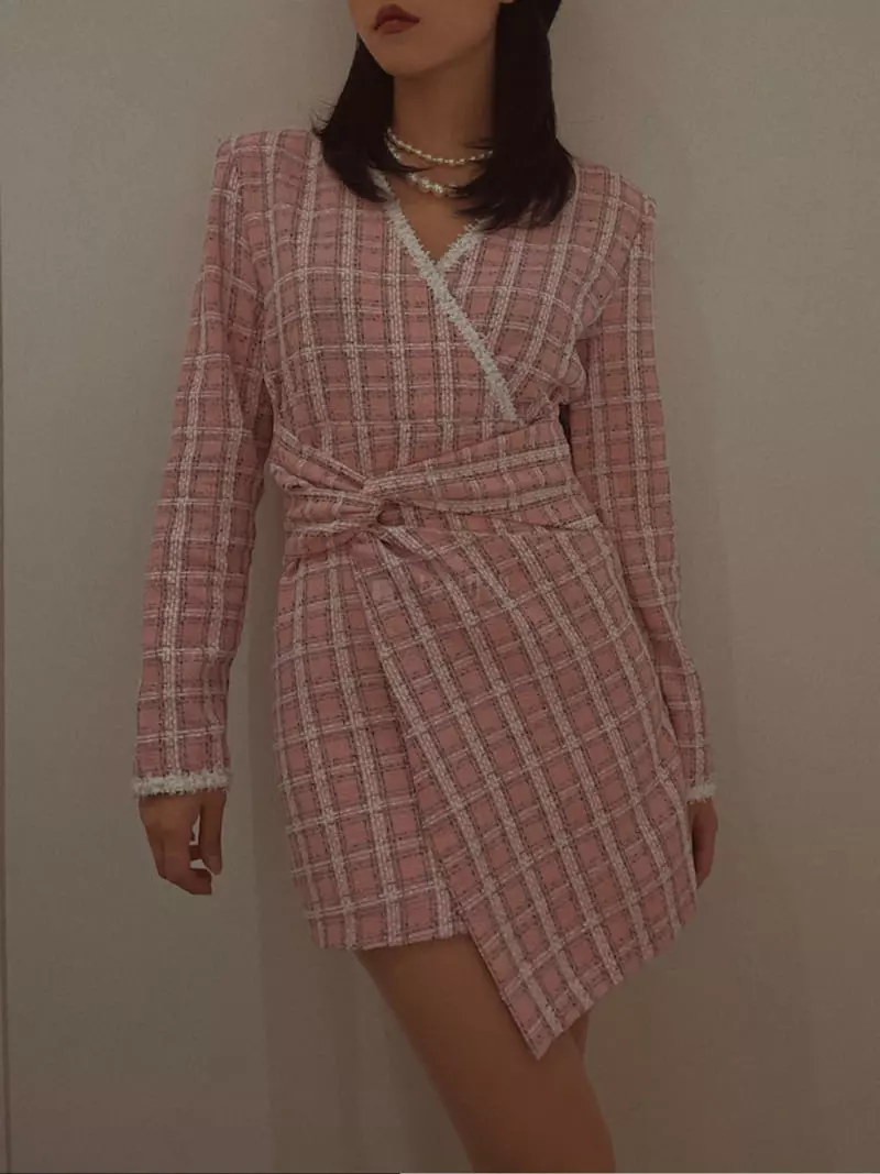 Fabric Seoul - Korean Women Fashion - #restrostyle - Twid Twist One-piece - 8