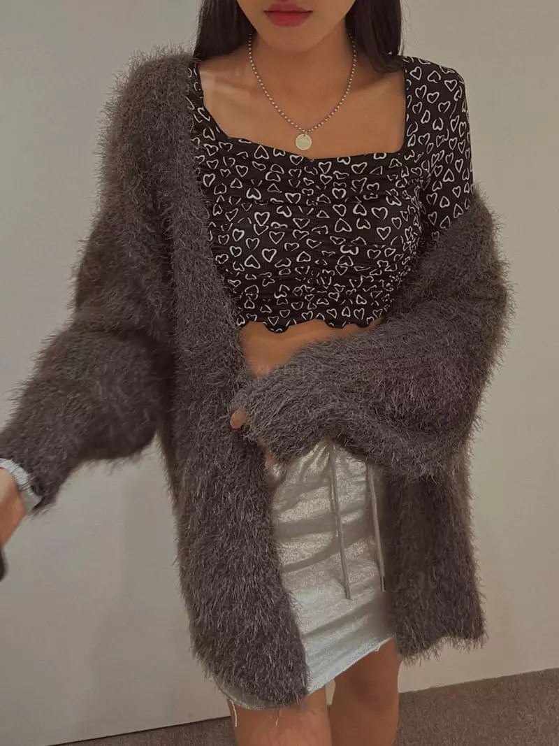 Fabric Seoul - Korean Women Fashion - #restrostyle - Cozy Wing Cardigan - 6